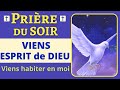 🙏❤ Prière du soir - Prière à l’Esprit Saint - VIENS SAINT ESPRIT en MOI - Prière PUISSANTE