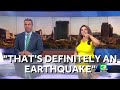 Earthquake strikes during live TV in Sacramento