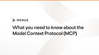 What you need to know about the Model Context Protocol (MCP)