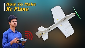 How To Make Simple Airplane Using Thermocol | Make RC Plane