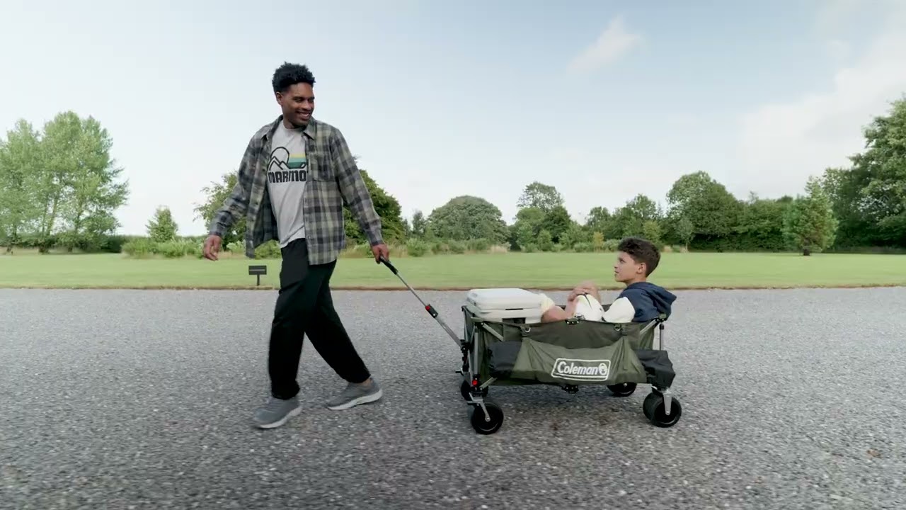 Coleman® Ultimate All Terrain Camping Wagon - YouTube