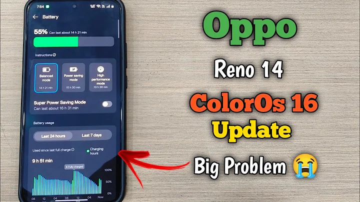 Oppo Reno 14 ColorOs 16 Update Big Problem 😭 | oppo Reno 14 Battery And Camera Problem ColorOs 16 !