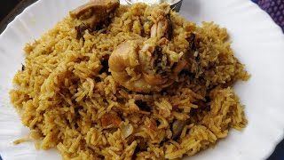 15 Mins Cooker Chicken Biryani | Easy Chicken Pulav | Simple Chicken Biryani Recipe | #ROOPAGOWLE