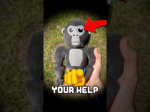My Gorilla Tag Plushie Needs YOUR HELP… 🫵😱 #funny #vr #shorts