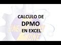 Calculo de DPMO en Excel