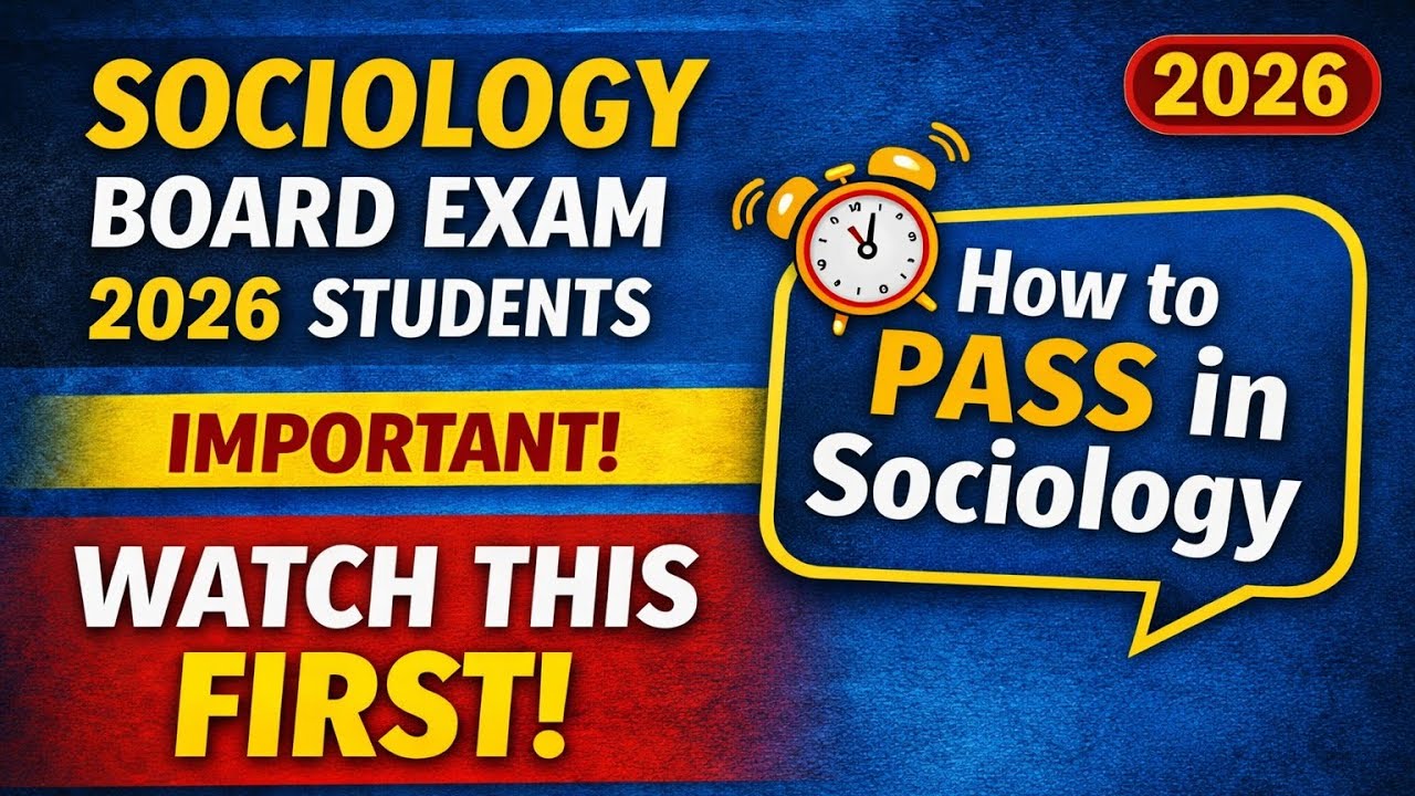 How to Pass Sociology HSC 2026 | Smart Study Strategy (Must Watch)
