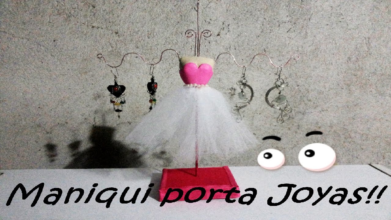 Maniqui porta joyas../CDN DIY
