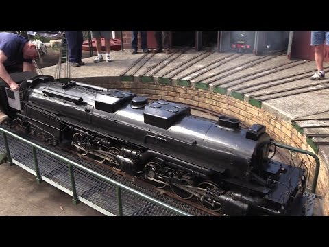 Locomotive models enjoy outing on club track