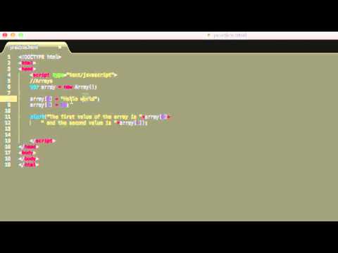Javascript tutorial - Arrays in js (basics)