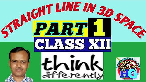 ত্রিমাত্রিক দেশে সরলরেখা || Straight Line in 3D Space || CLASS XII || S.N. Dey. || Ex4A | MCQ ও অ স