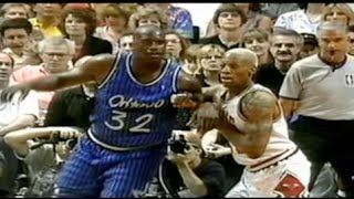 Dennis Rodman Heated Moments 1996 NBA Finals 