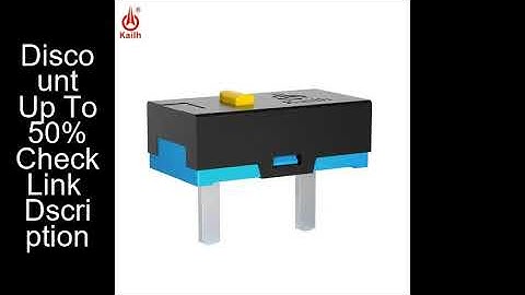 10Pcs Kailh Micro Switch 30M life Gaming Mouse Micro Switch 2 Pins used On Computer Mice Left Right