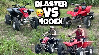 Blaster VS 400EX | Yamaha VS Honda |.Yamaha Blaster VS Honda 400EX