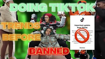 Doing TikTok Dance Trends Before It Gets Banned !