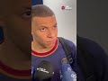 LA REACCIÓN DE MBAPPÉ AL SER CUESTIONADO SOBRE EL REAL MADRID #Shorts