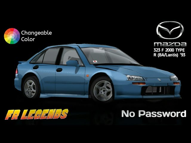 ars様 Livery Mazda 323F 2000 Type R (BA/Lantis) '1993 // FR Legends