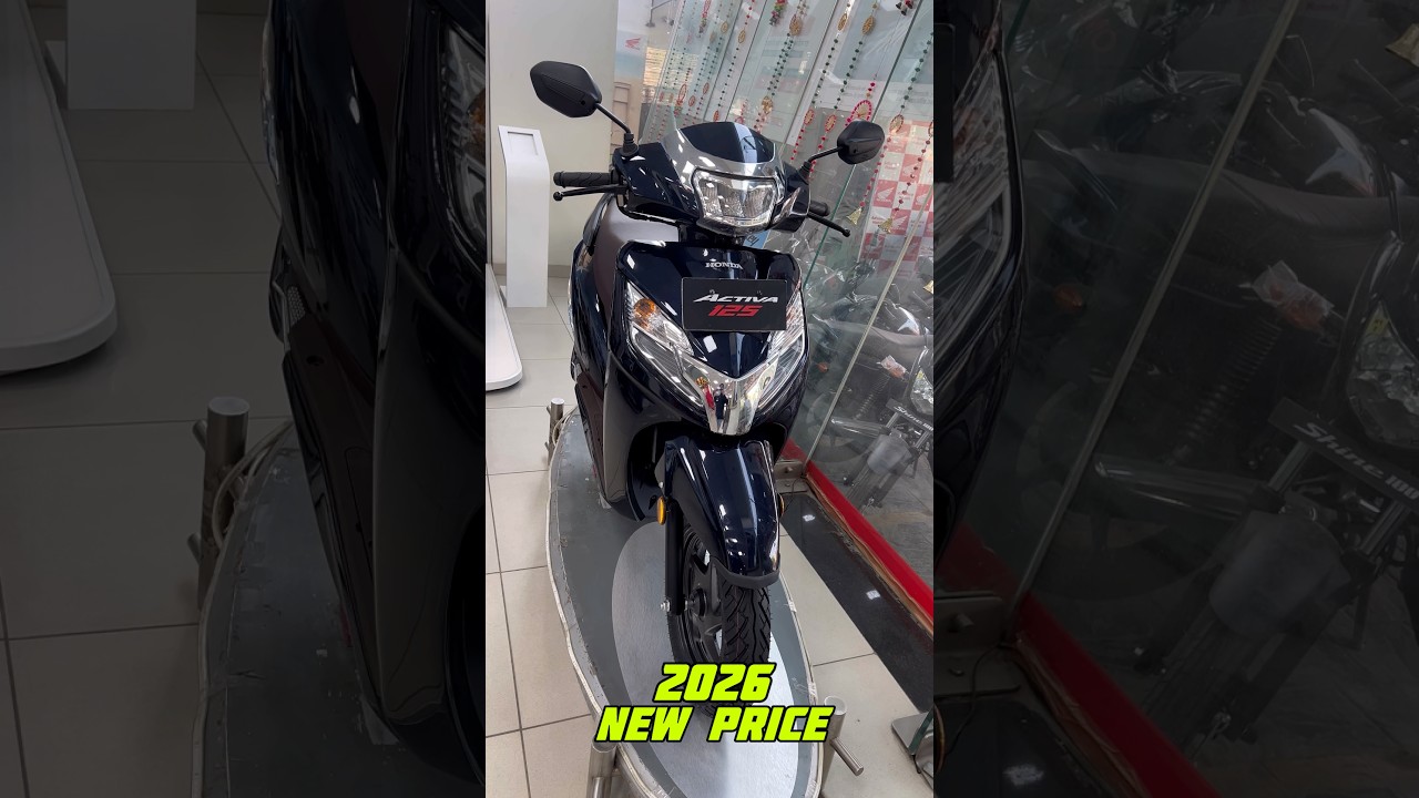 2026 Honda Activa 125 New Model Price 🤩 #viral #trending #shorts #activa #hondaactiva #scooter