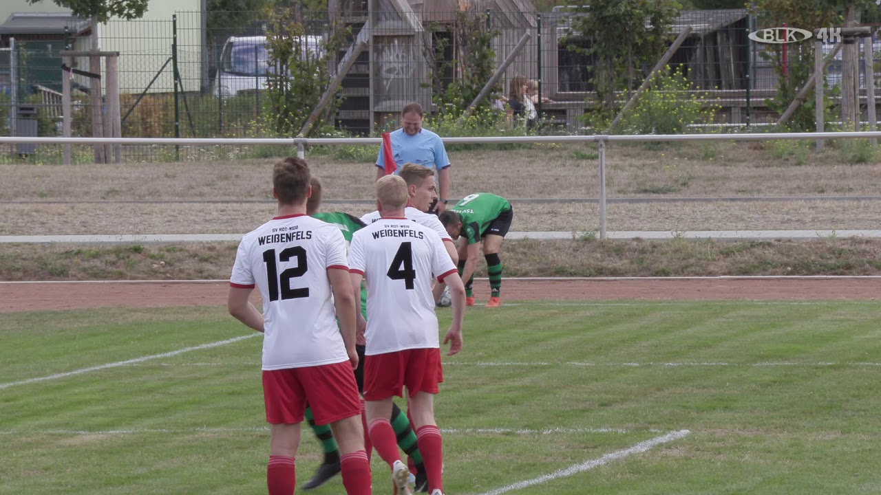 4K Fussball Liga SV Rot Weiß Weißenfels vs  TSV Leuna komplettes Spiel 4K