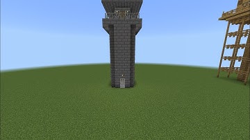 Minecraft Build Tutorial: Prison Guard Tower