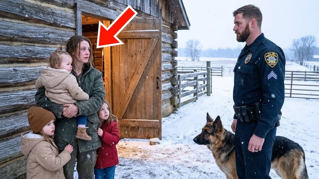 Een politieagent trof een weduwe en haar kinderen aan in het huis van de grootvader — wat er daarna