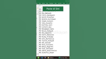Buat Folder Banyak Sekaligus #excel #tutorialexcel