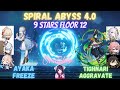 Spiral Abyss 4.0 Ayaka Freeze And Tighnari Agrravate #shorts #genshin #guide #dailies #spiralsbyss