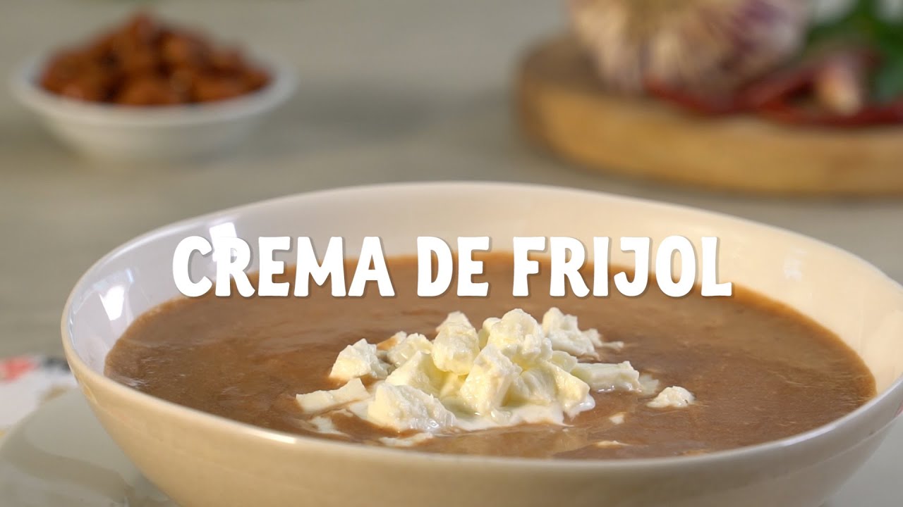 Crema de frijol con leche evaporada | Recetas Nestlé