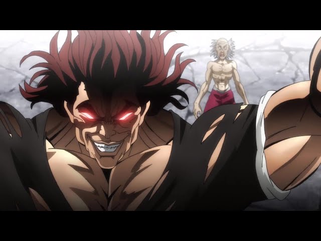 YUJIRO HANMA VS KAKU KAIOH ( Melhor luta do anime -- ) _ Baki dub