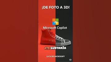Microsoft Copilot quiere REVOLUCIONAR el 3D.