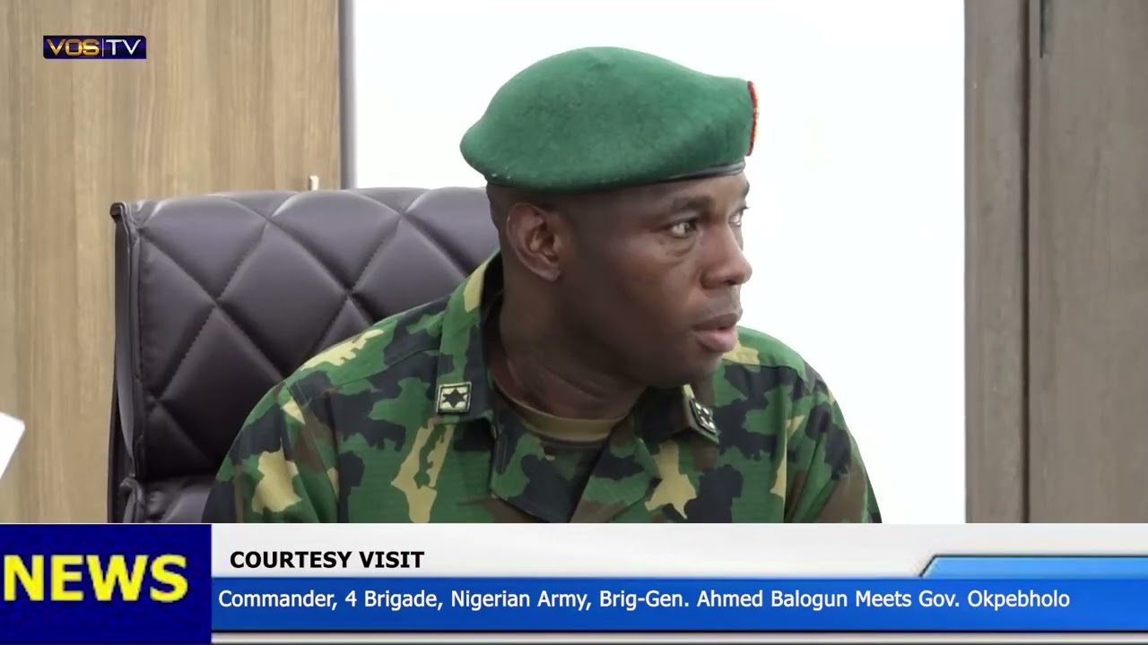 Губернатор Окпеболо заверил командующего 4-й бригадой нигерийской армии в поддержке.