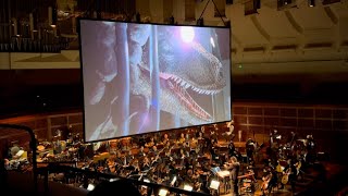 Jurassic Park in Concert Part 4: High-Wire Stunts/Raptors in The Shed • John Williams