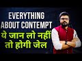 All about contempt  mj sir