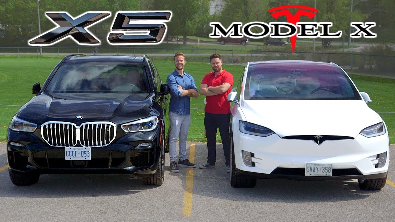 2019 BMW X5 50i vs Tesla Model X // Battle Of The X's