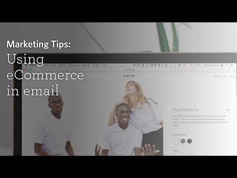 Using eCommerce in email