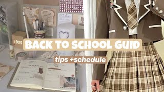 School Preparation Daily Habits For School.