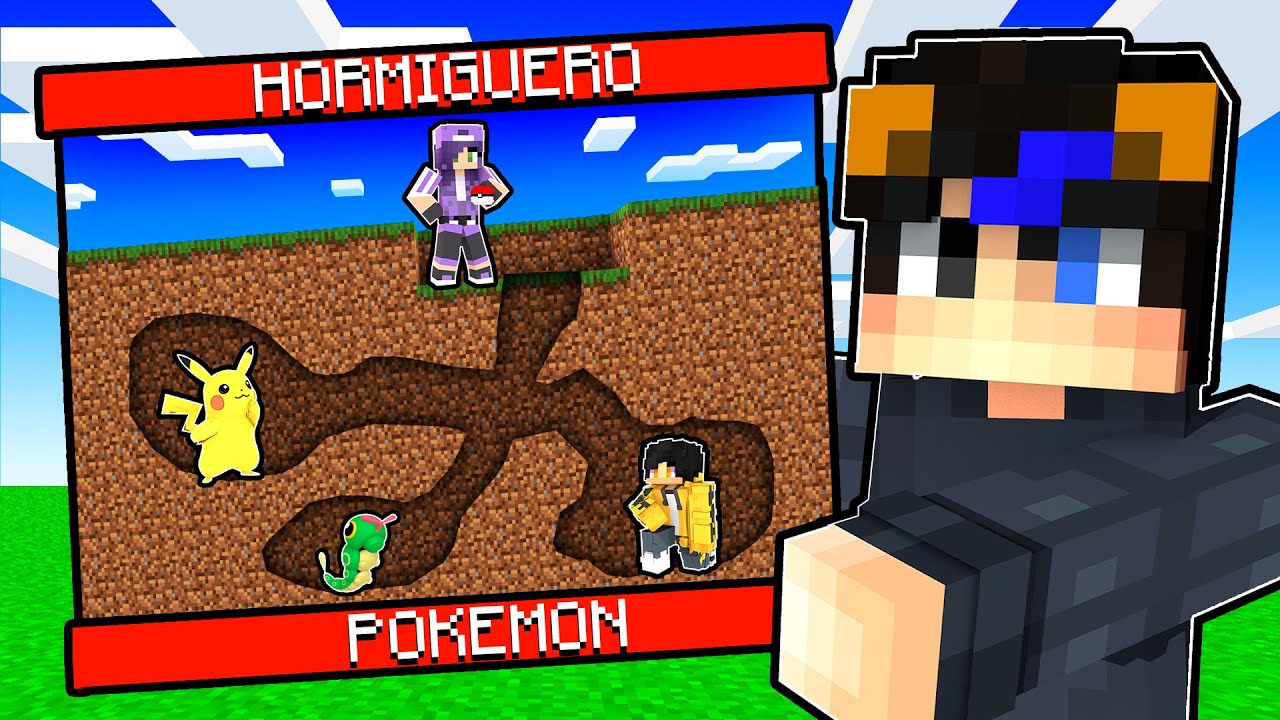 CREAMOS un HORMIGUERO Pokémon en MINECRAFT PIXELMON!