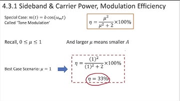 2 - 4.3.1 Efficiency Continued, How to make AM Signals