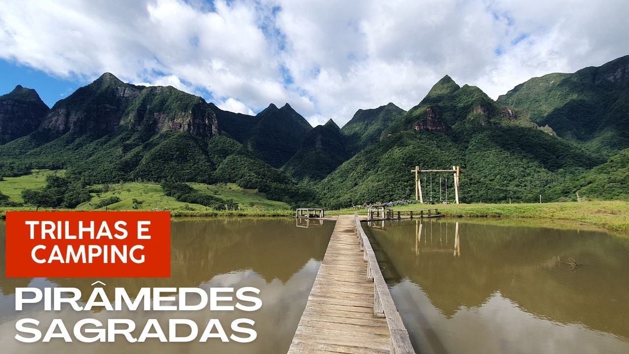 Pirâmides Sagradas em Grão Pára SC - Trilhas e camping