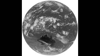 BOM Weather | AHI IR (Ch13) greyscale 2km FD GEOS | 2025-09 Timelapse | IDE00411