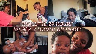 HOW I SURVIVE 24 HOURS WITH A 2 MONTH OLD BABY - LifeasaNewMum | TALK2URHOMMIEVLOG