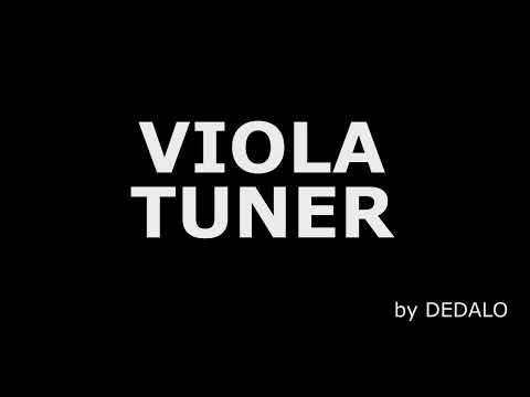 Viola Tuner CGDA | Tuning your Viola by FREQUENCY (Hz)