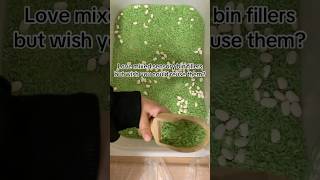 Love mixed sensory bin fillers but wish you could reuse them? Try this method! #sensoryplay