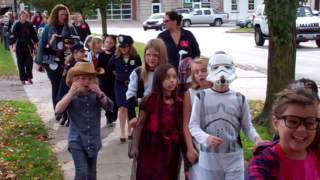 Park Elementary School Annual Halloween Parade on Chardon Square