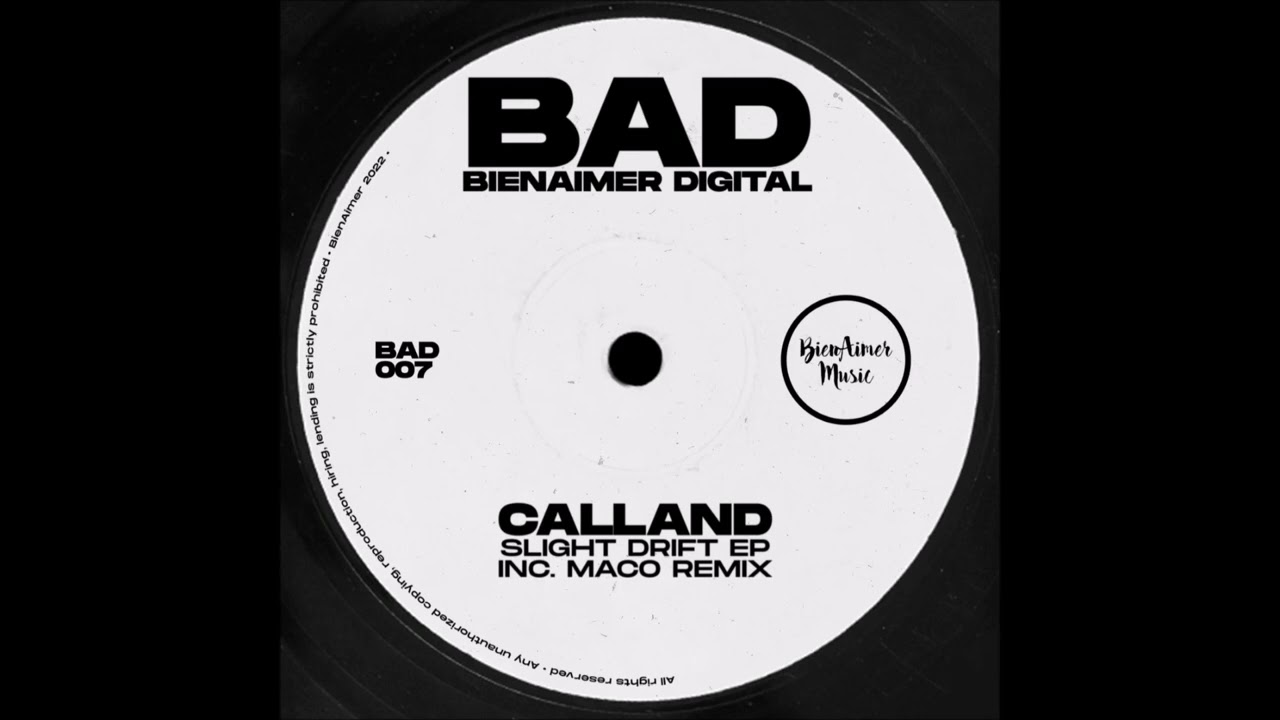Watch Calland - Dizzy (BAD007) on YouTube Watch Calland - Dizzy (BAD007) on YouTube