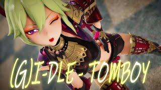 【原神/Genshin Impact】久岐忍で(G)I-Dle - Tomboy【4K】【Mmd】【カメラ配布/Camera Dl】