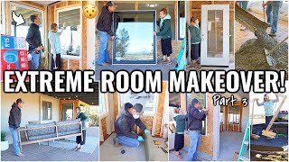 *EXTREME* ROOM MAKEOVER!!😯 OFFICE TRANSFORMATION Part 3 | OUR ARIZONA FIXER UPPER