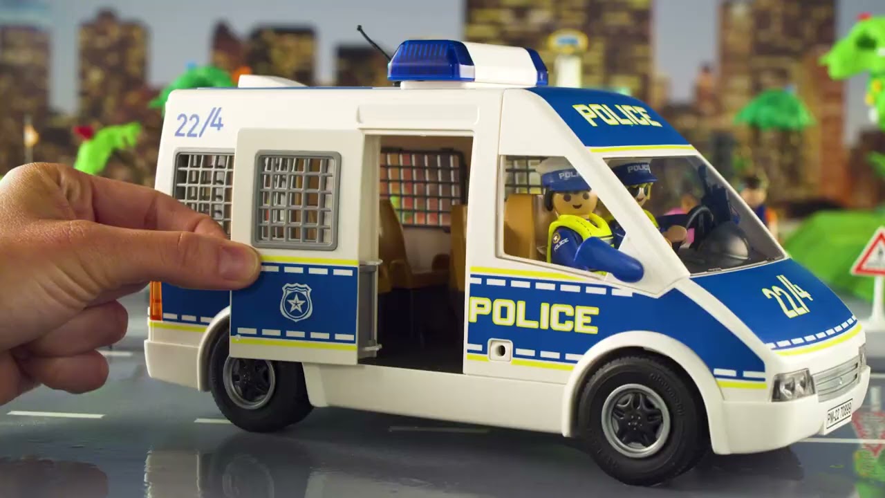 Playmobil, Limited Edition, Police Van, With Lights