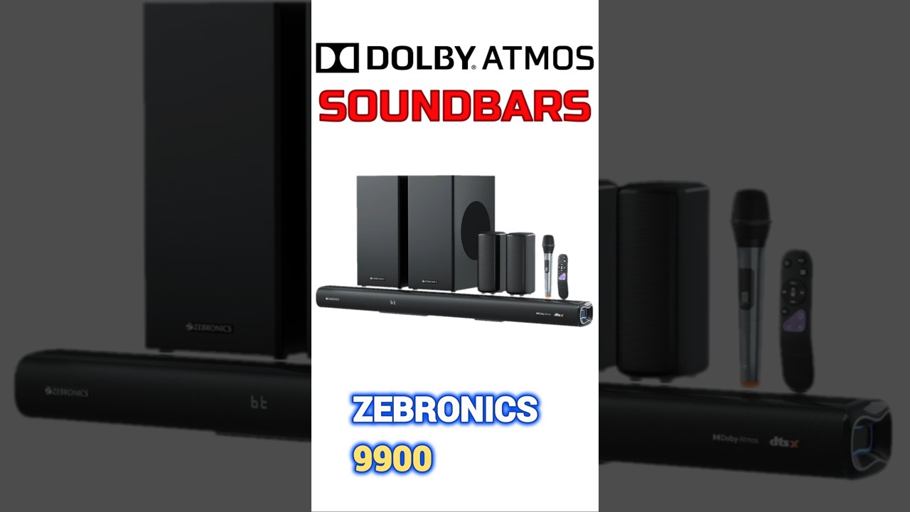 ZEBRONICS Juke BAR 9900 Soundbar | Best Dolby Atmos Soundbars Under ₹50,000 (2026)