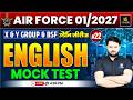 Airforce 01/2027 English 22 | MOCK TEST | Group X &amp; Y | उड़ान सीरीज़ | Vikas Sir
