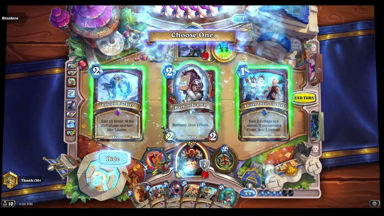 Hearthstone - Voyage to the Sunken City - Questline Control Warrior vs Pirate Rogue